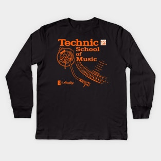 deejay technic Kids Long Sleeve T-Shirt